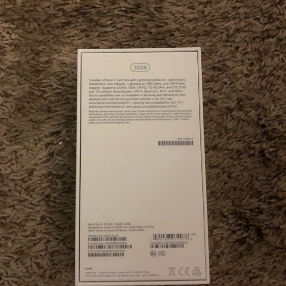 Apple iPhone 7 Box ONLY - Picture 3 of 4